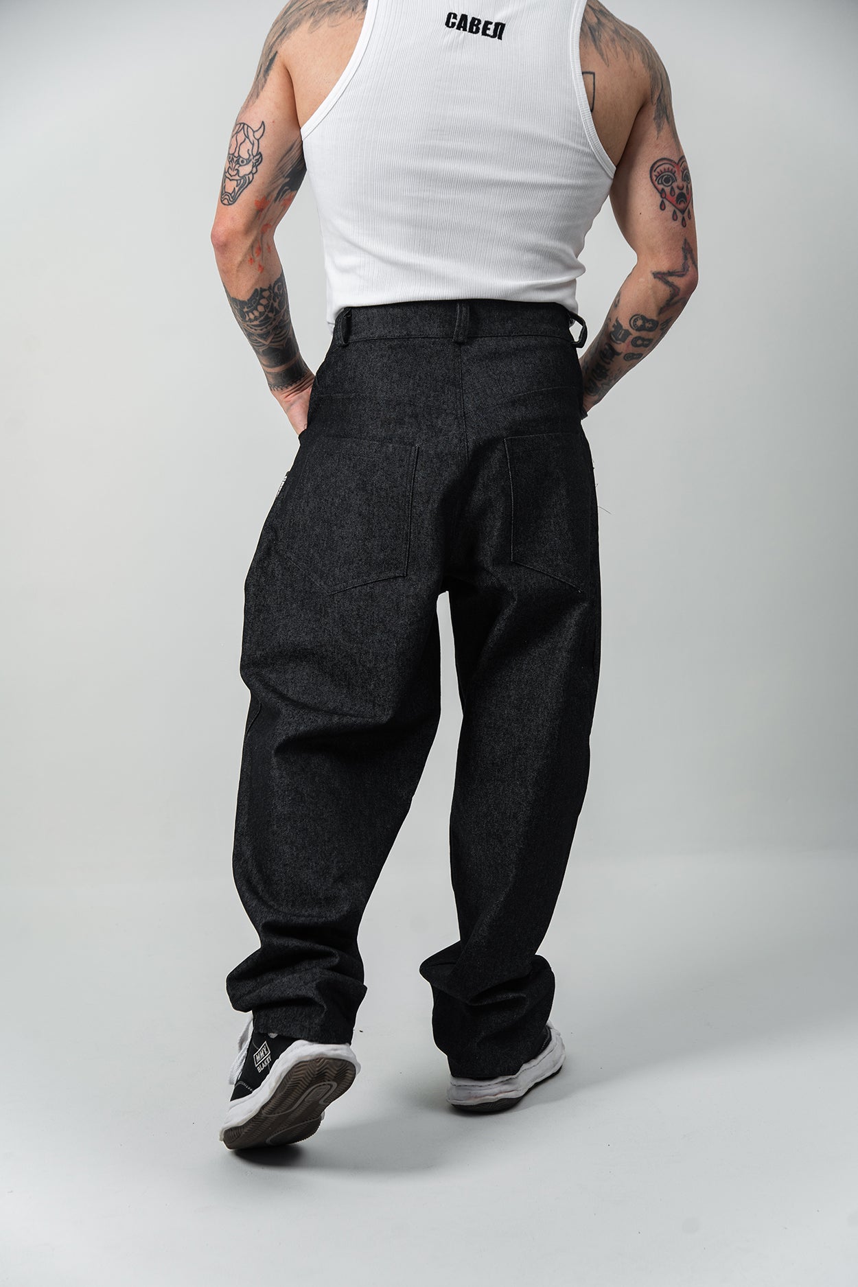 Oversized Demin Skate