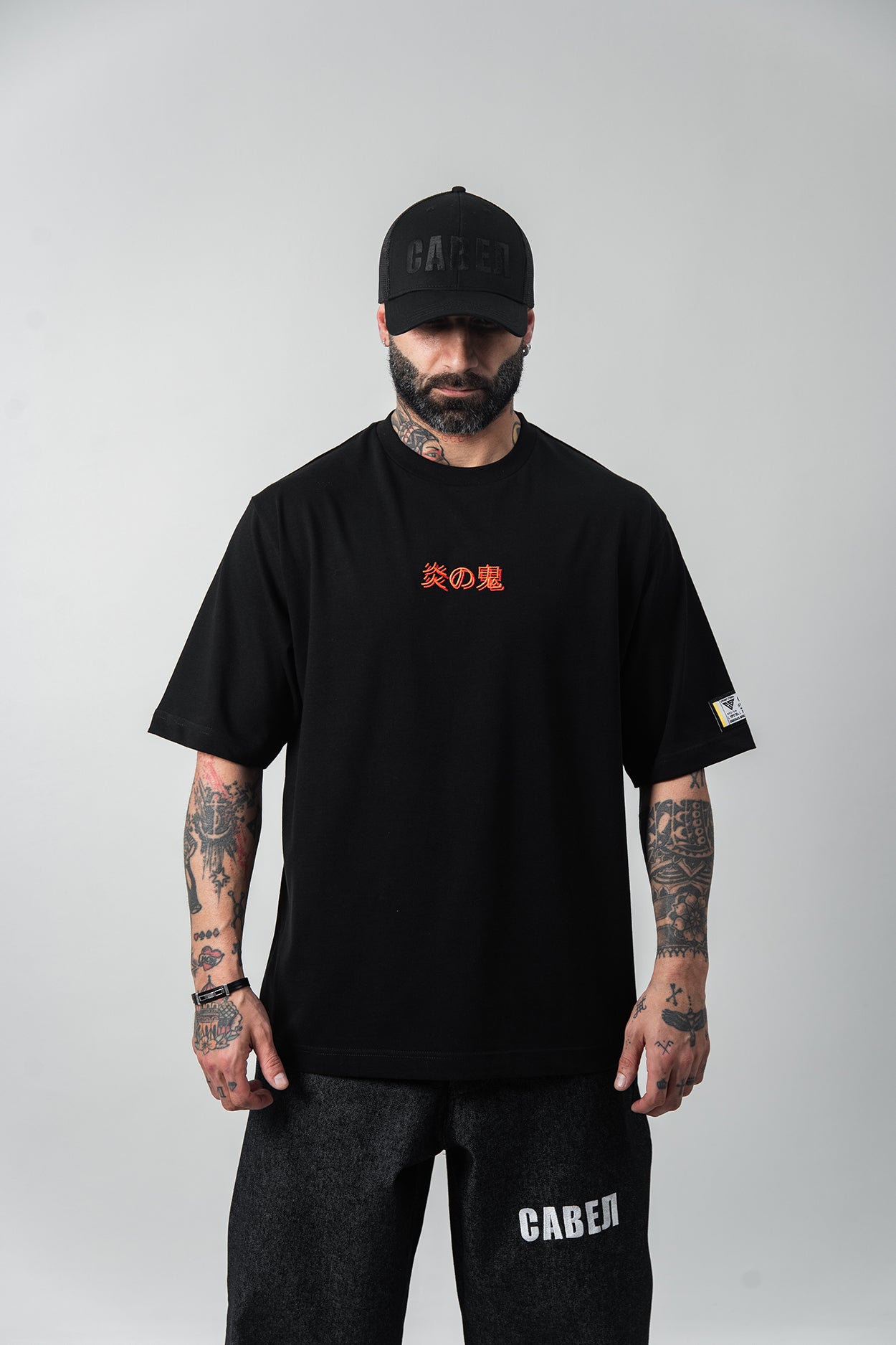 T-shirt Medium Fit - Demon Flames