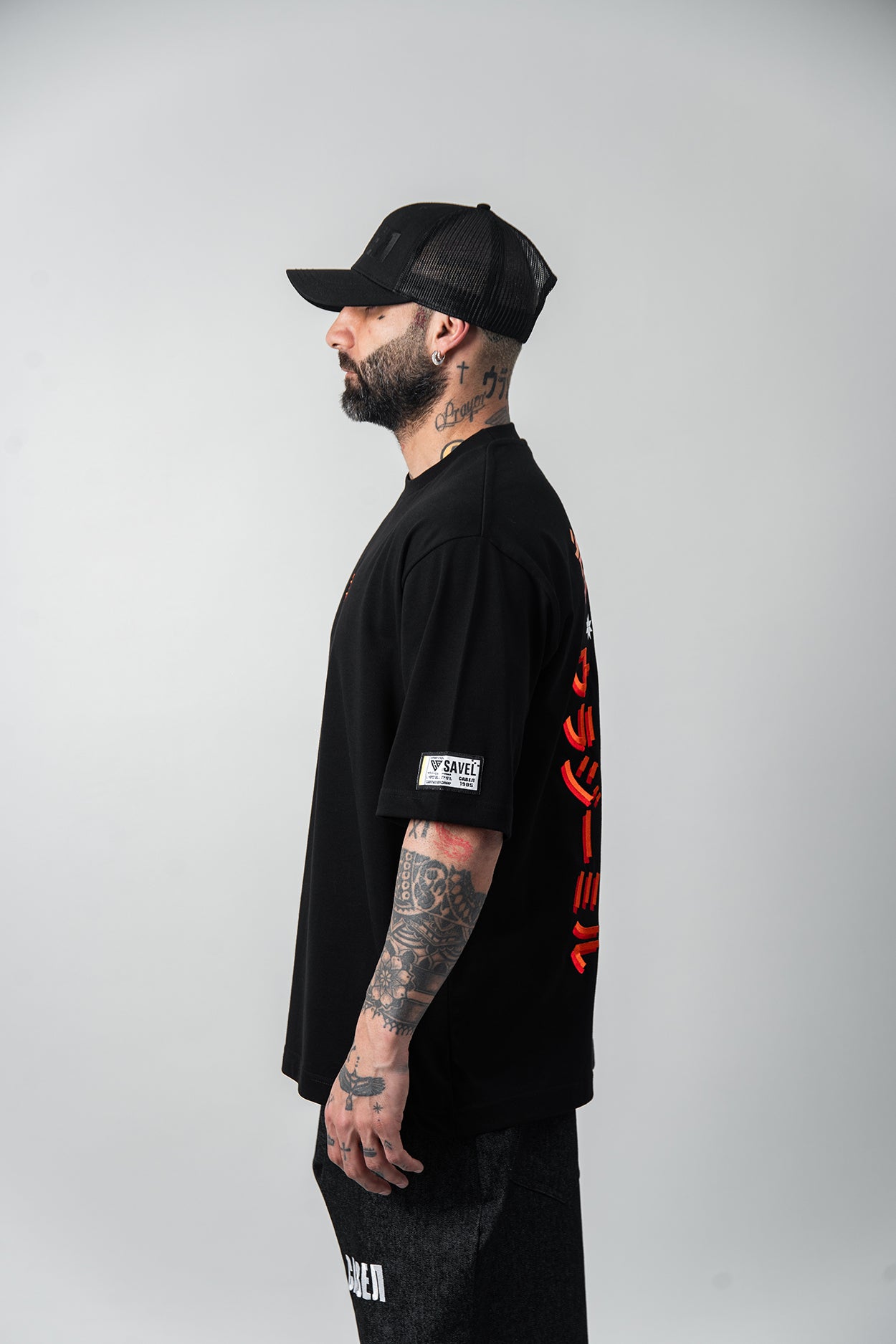 T-shirt Medium Fit - Demon Flames